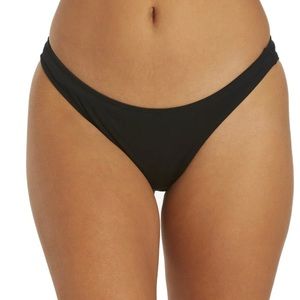 NWT Billabong Sol Searcher Tropic Bikini Bottom Black Size S
